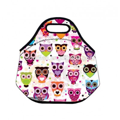 Custom children school neoprene lunch bag cooler kids