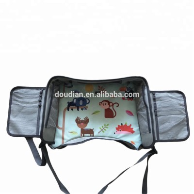 Customized portable car seat tray table for kids