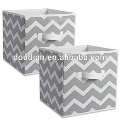 Professional collapsible fabric folding storage box