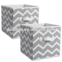 Professional collapsible fabric folding storage box