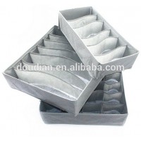 printed fabric foldable divider storage box