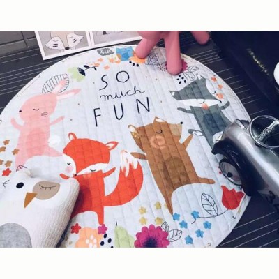 custom logos kids toy storage folding play mat for sale